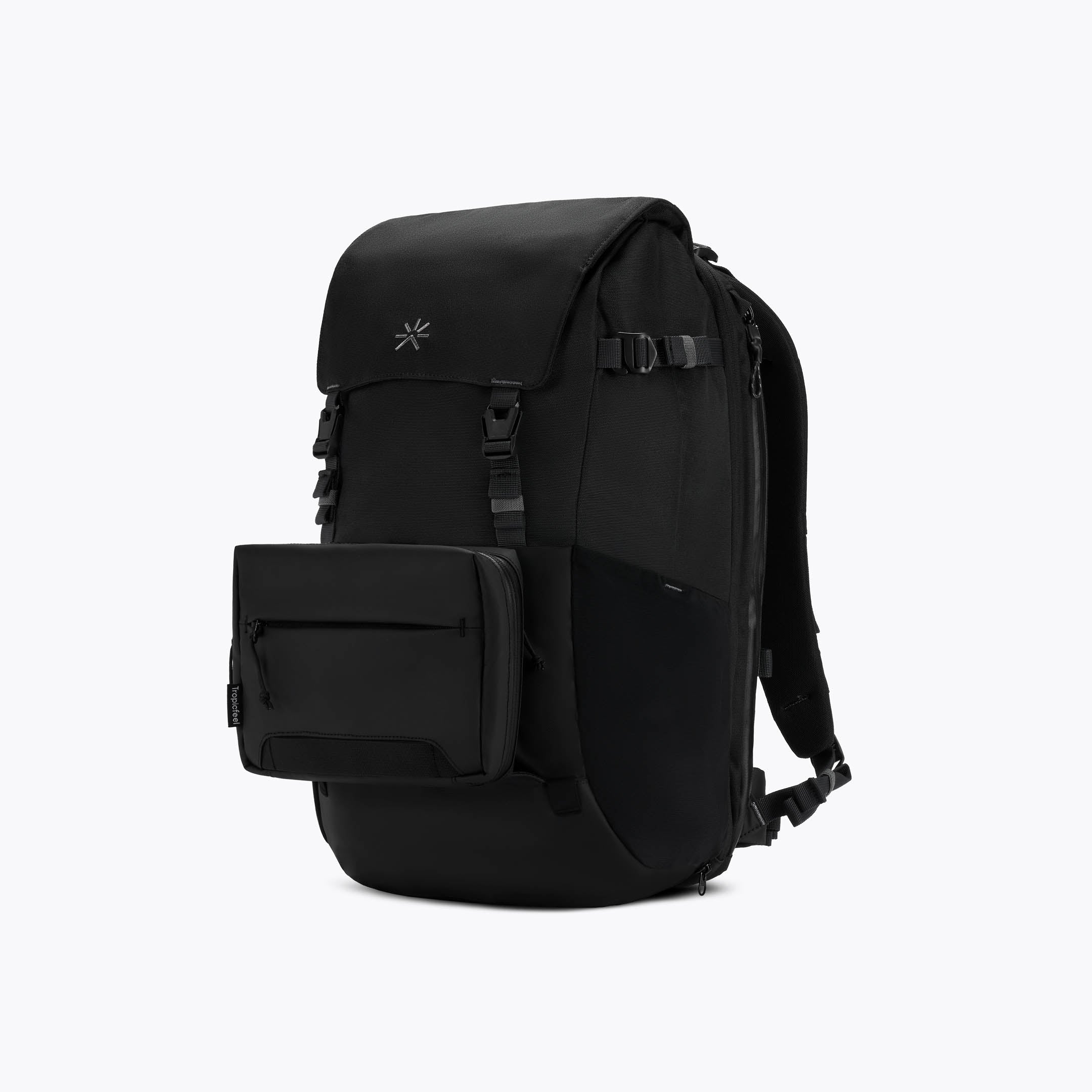 Shell Backpack All Black | Tropicfeel