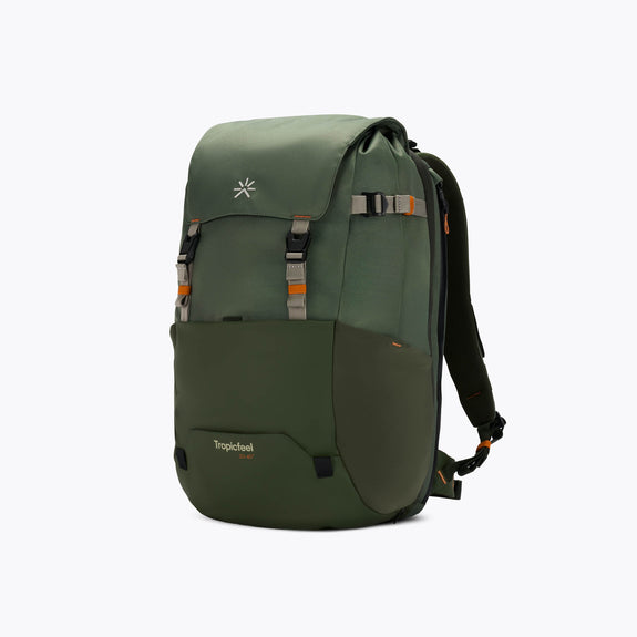 Shell Backpack Bronze Green