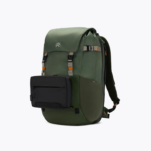 Shell Backpack Bronze Green