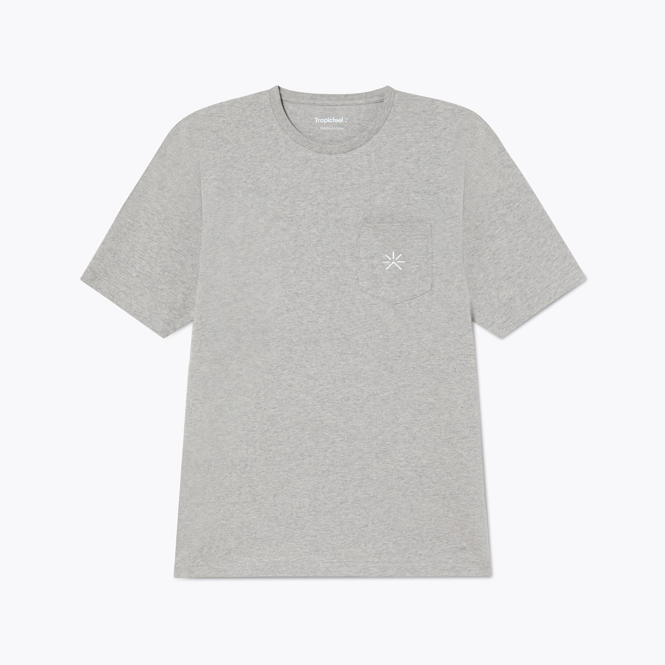 Pocket Tee Medium Grey Tropicfeel