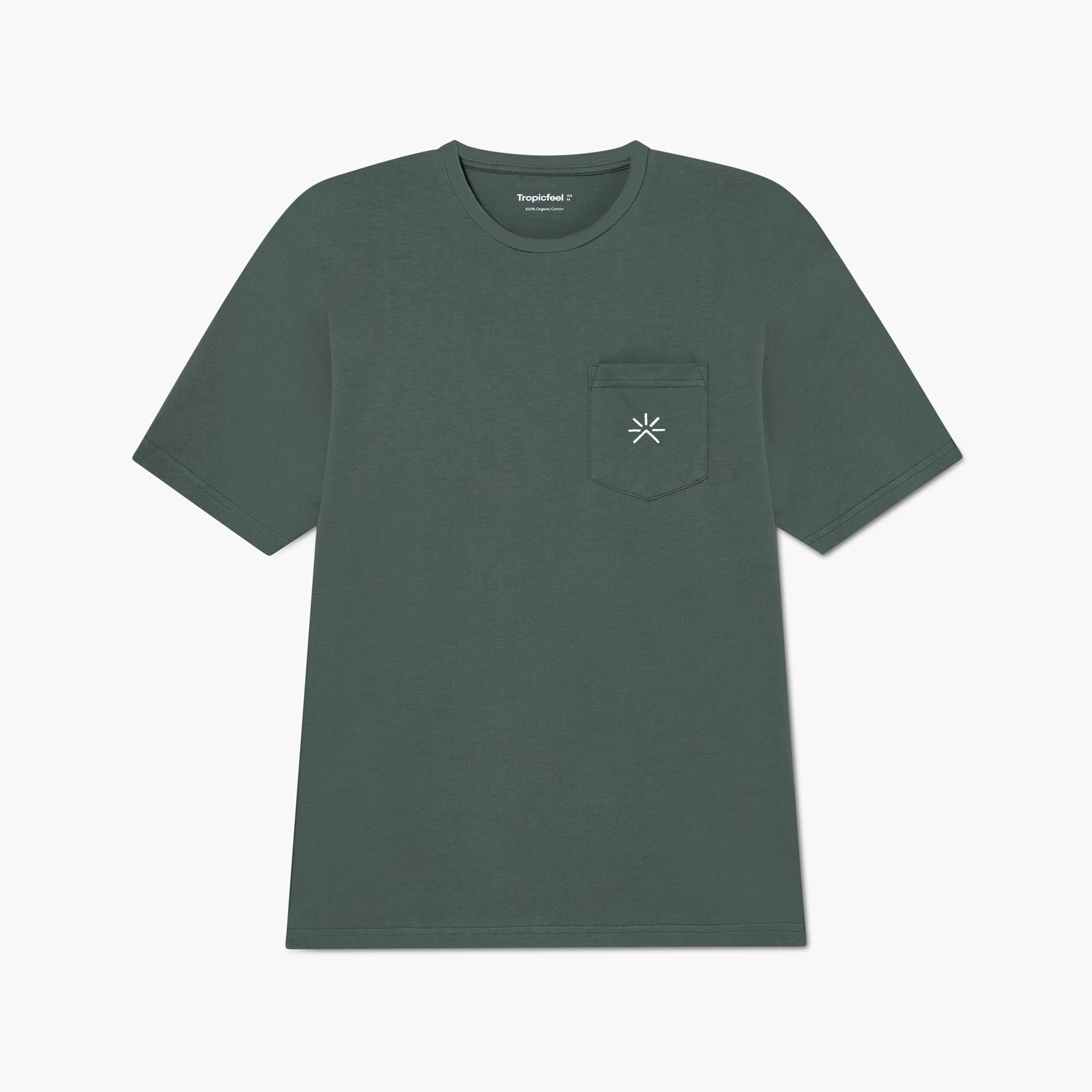 Pocket Tee Thyme Green Tropicfeel