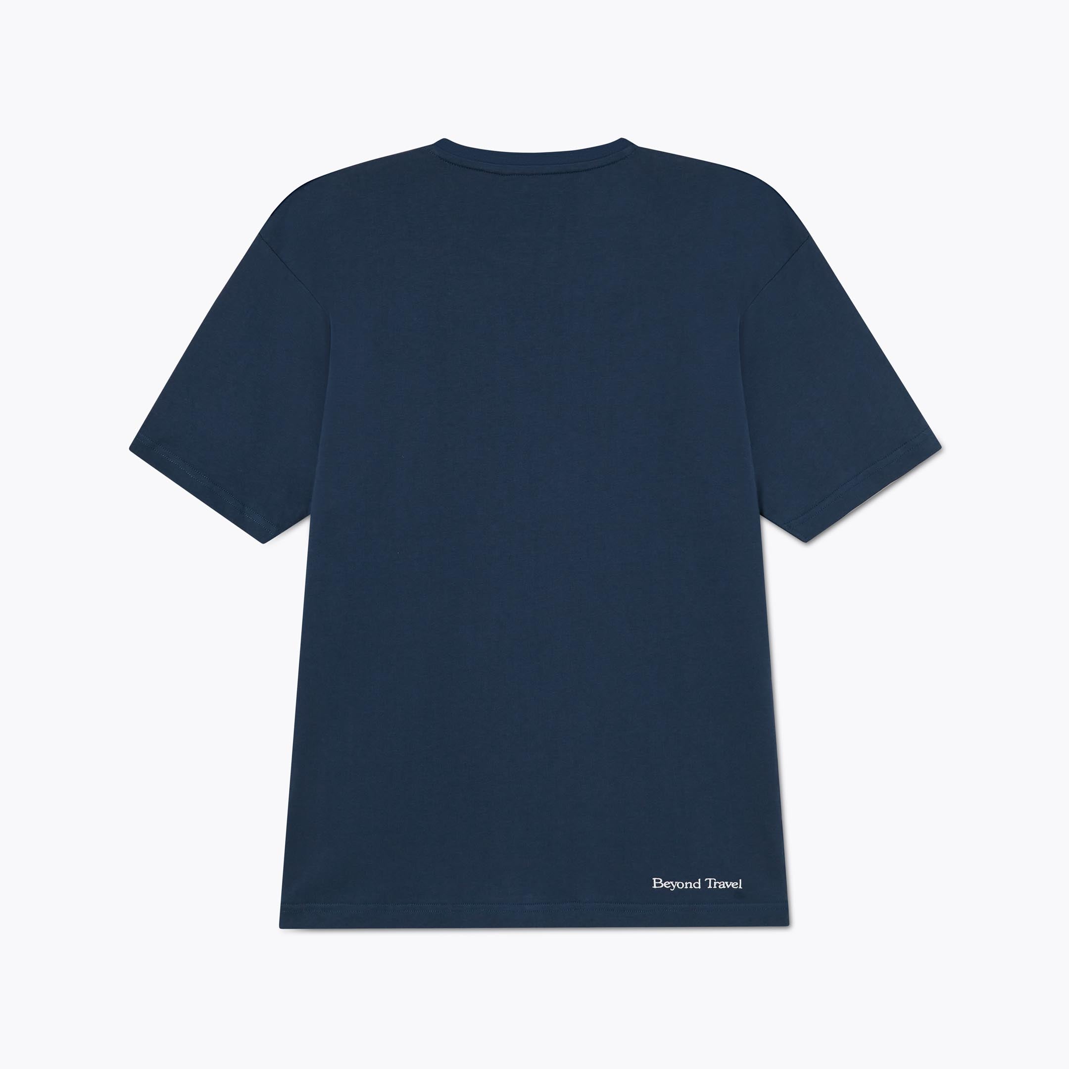 トップス [OPTSTUFF] DRAWSTRINGTECH T-SHIRT (NAVY) Tropicfeel Tee Midnight Navy