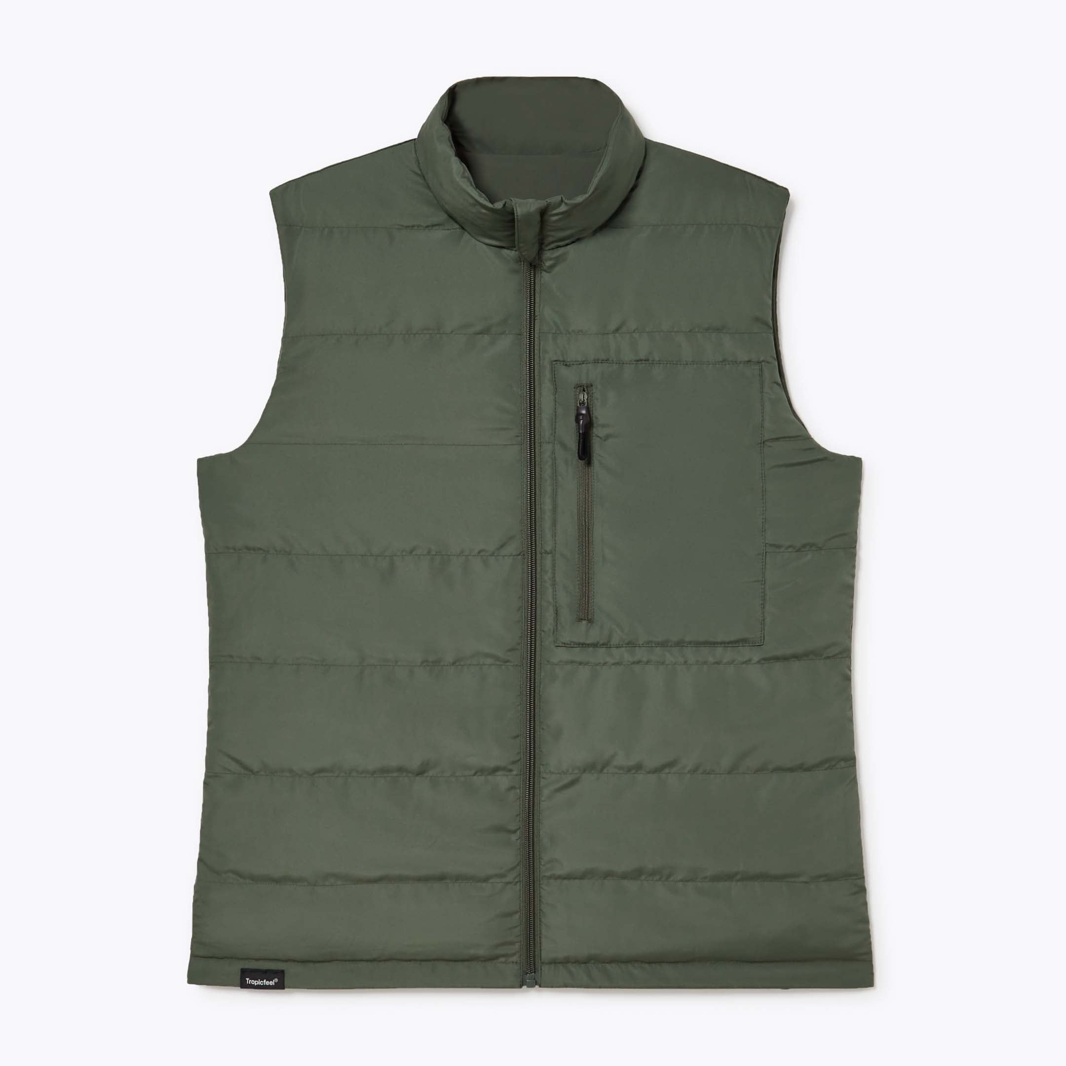 トップス TheThreeRobbers PROCESS DOWN VEST 40 Women's Vest NS40 Clover Green – Tropicfeel