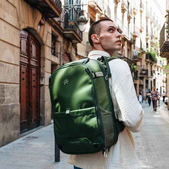 Hive Backpack Bronze Green Coated