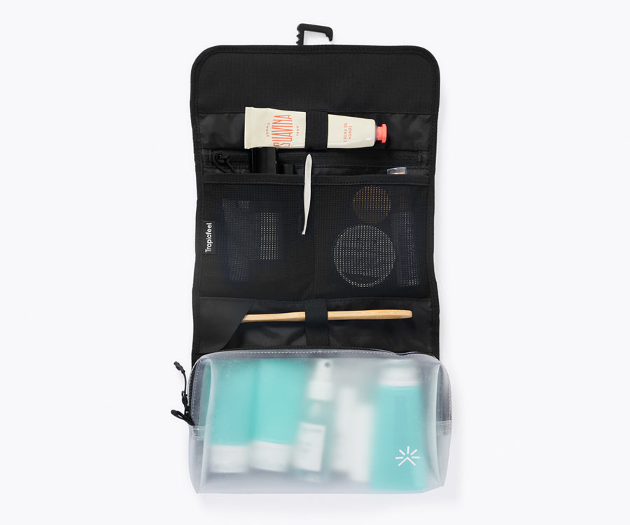 Shelter Backpack + Wardrobe + Roll-Up Toiletry Bag
