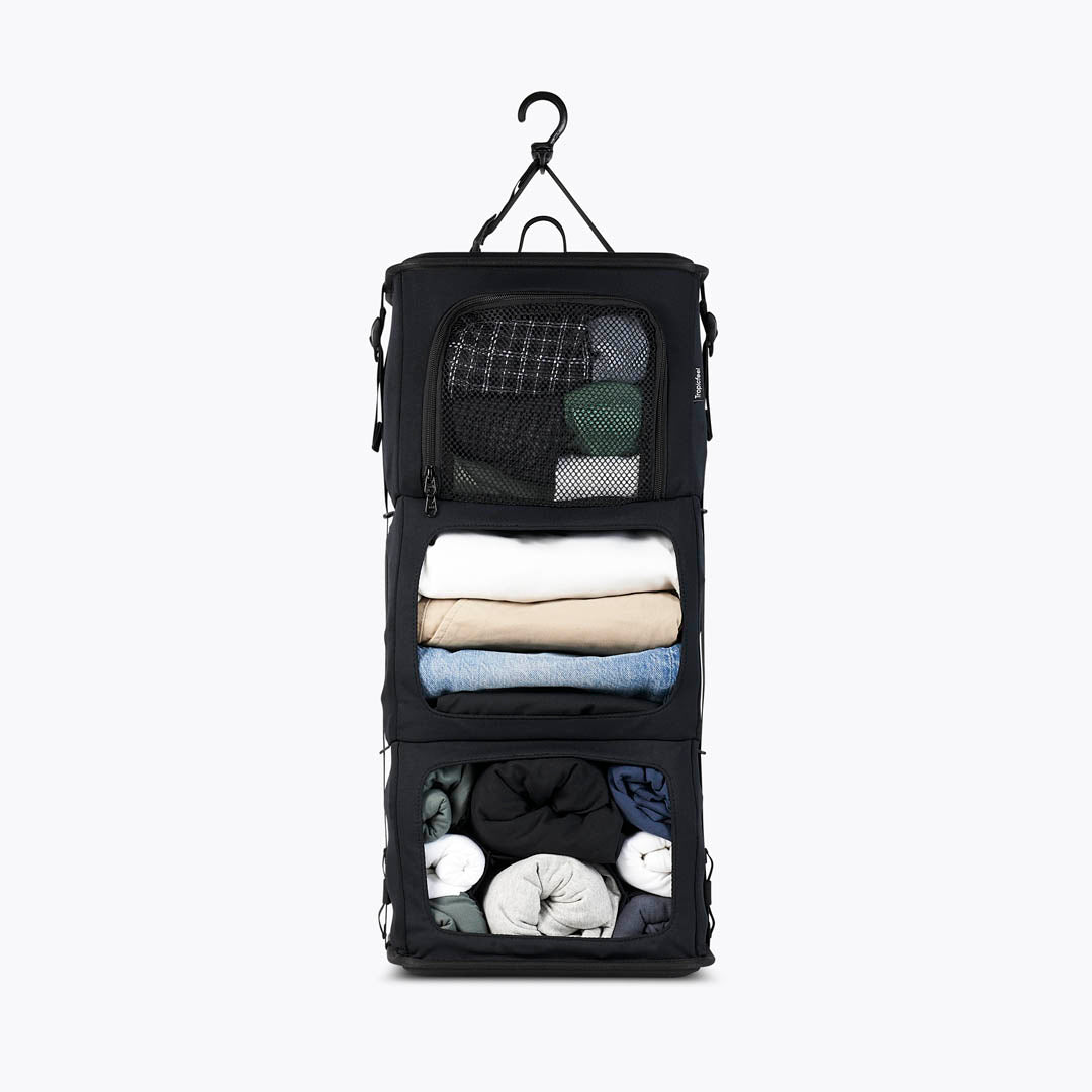 Travel Organizer Carry On Closet Insert Travel Hanging Closet