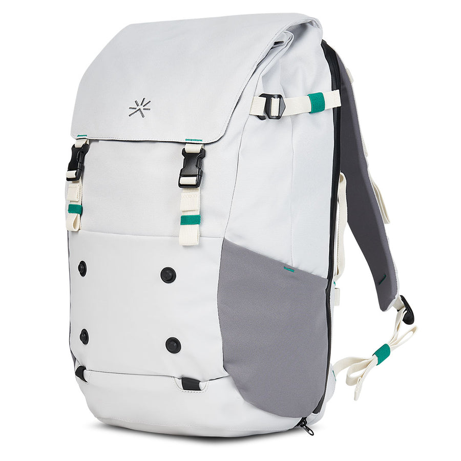 Large Grey Functional Foldover Backpack