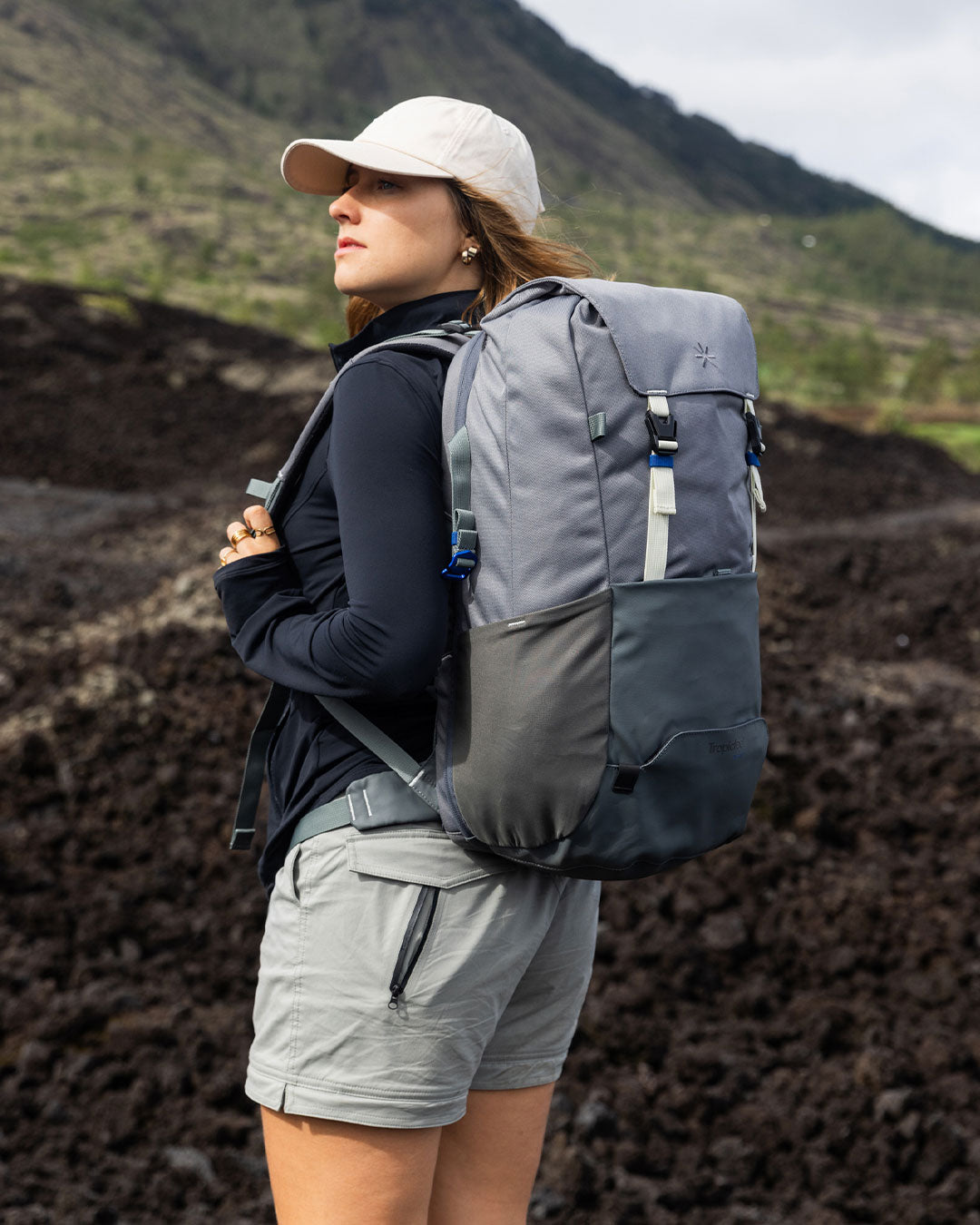 Shell Backpack All Black | Tropicfeel