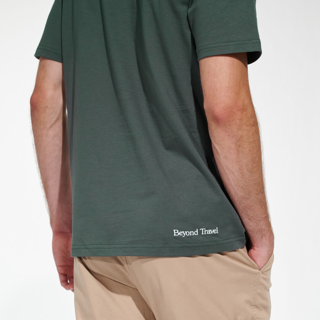 Camiseta con bolsillo Thyme Green