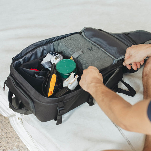 backpack organizer travel The FlexPack Black Bag Stay Organized on the Go flexpackgilly It also features an interior J hook New favorite bag organizer alert